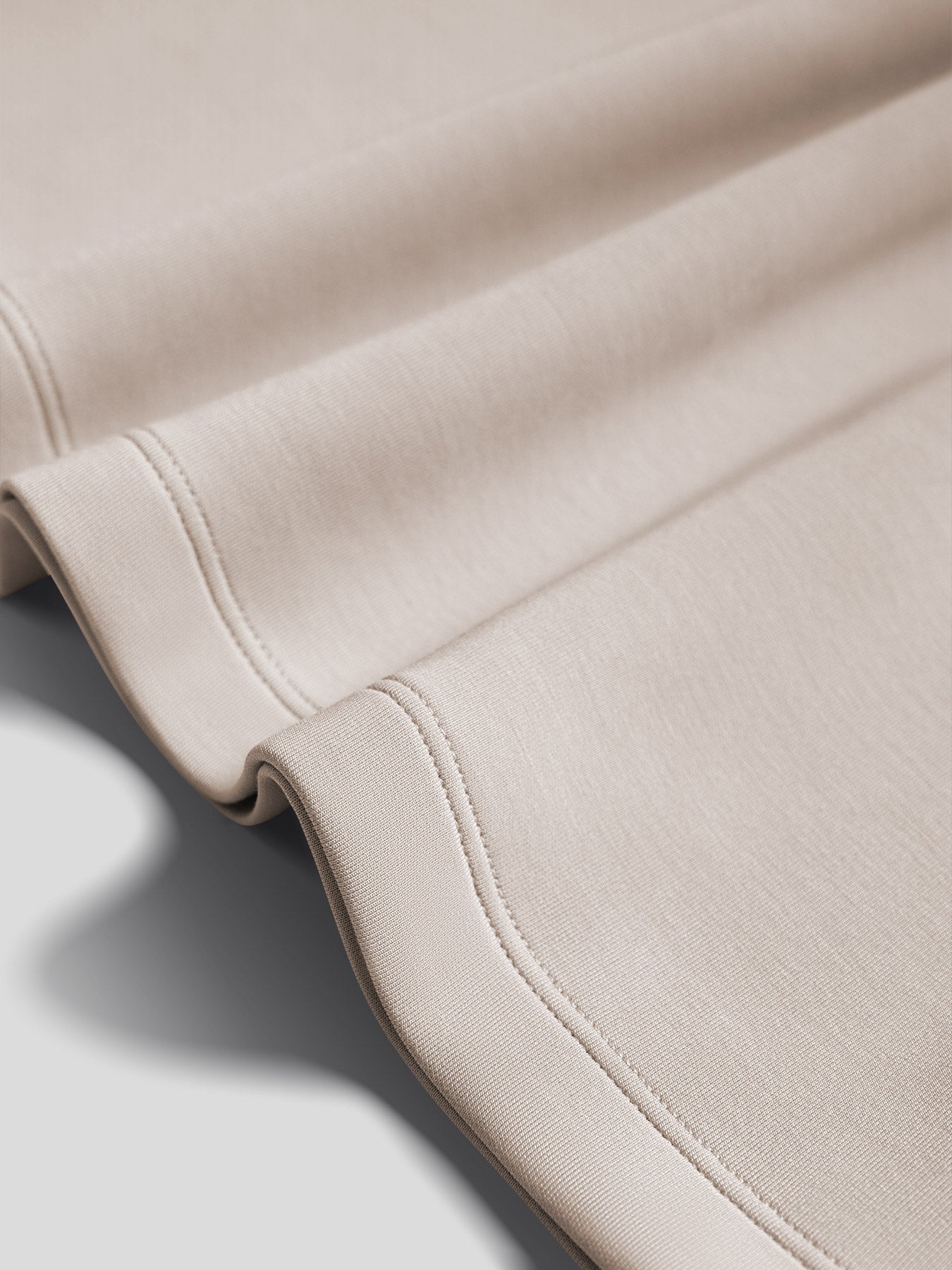 Camiseta de manga larga con parche en el codo en mezcla de modal: corte entallado