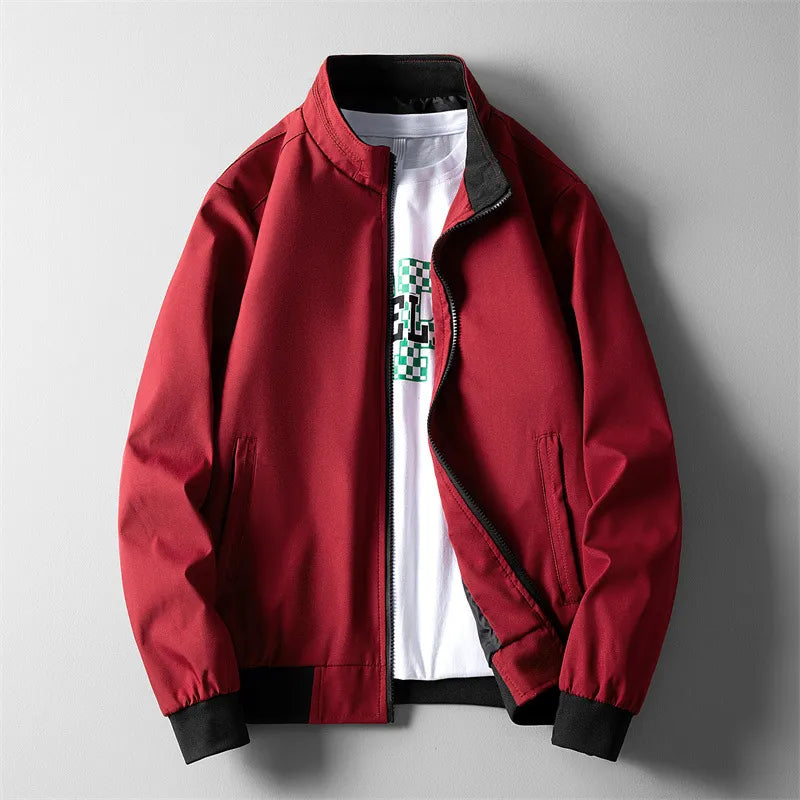 Chaqueta de vuelo de hombre para otoño e invierno