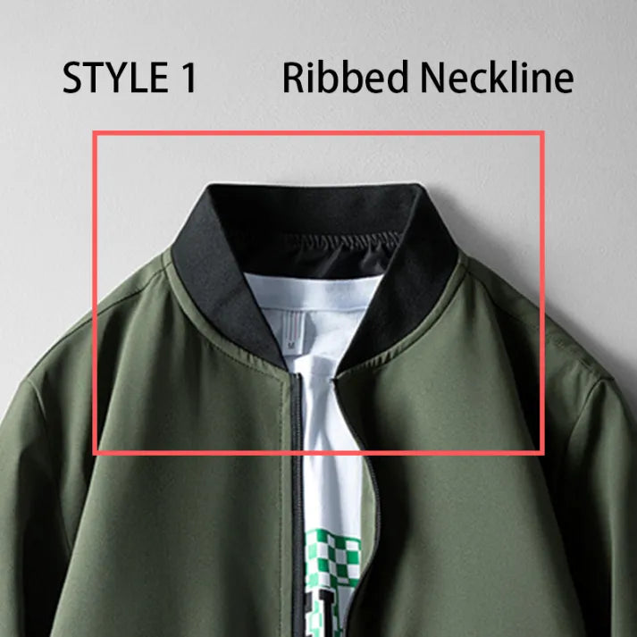 Chaqueta de vuelo de hombre para otoño e invierno