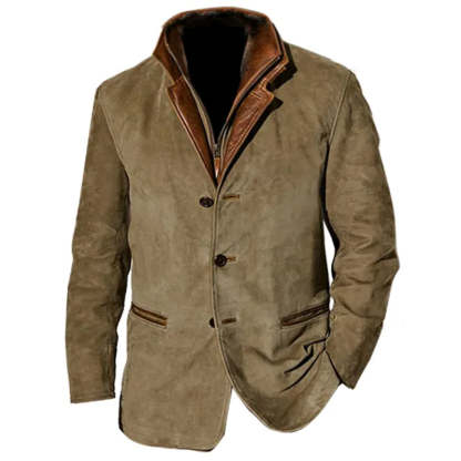 Chaqueta Otoño Vintage Buckskin Hombre
