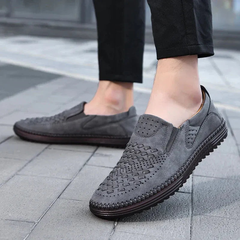 Mocasines de Cuero genuino para hombre