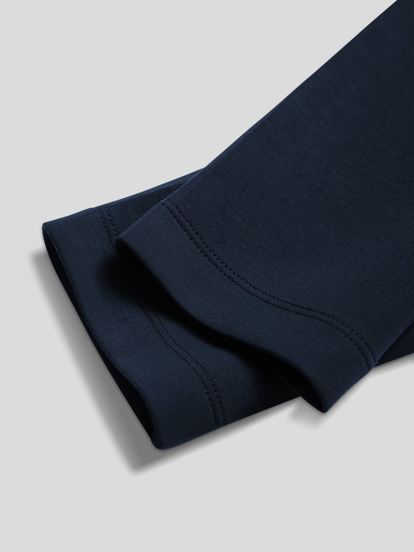 Camiseta de manga larga con parche en el codo en mezcla de modal: corte entallado