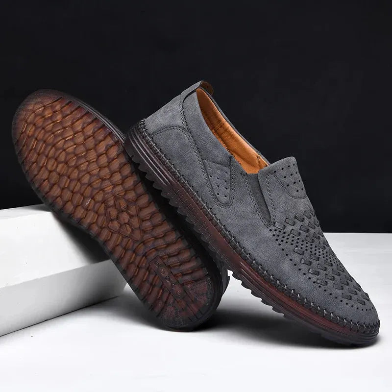 Mocasines de Cuero genuino para hombre