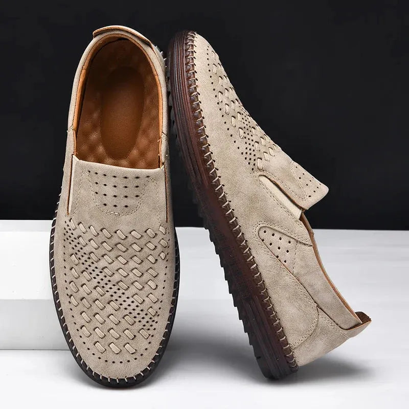 Mocasines de Cuero genuino para hombre