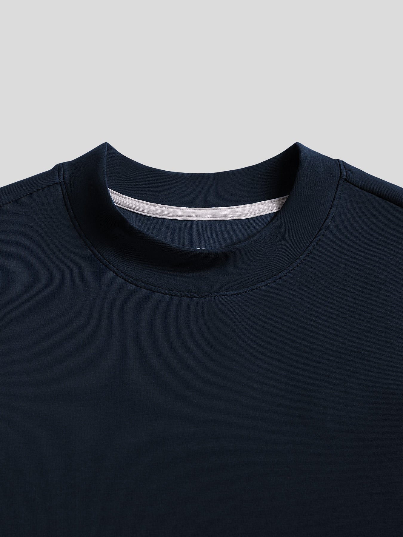 Camiseta de manga larga con parche en el codo en mezcla de modal: corte entallado